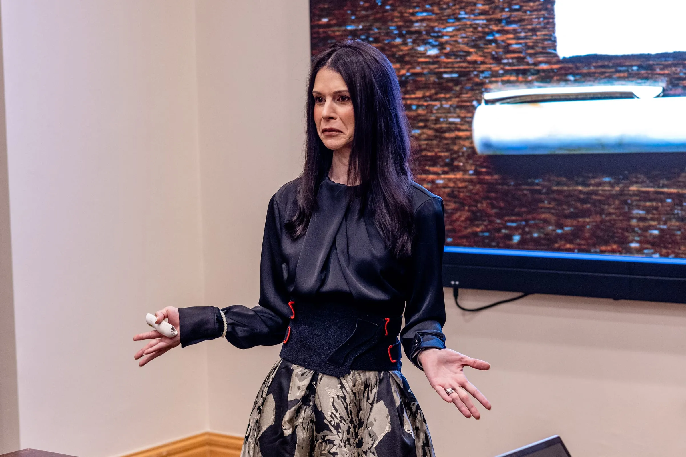 A speaker shares her story